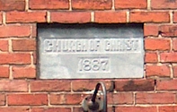 Church of Christ cornerstone 1887